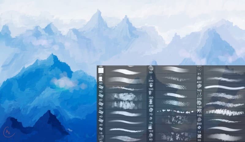 Chia sẻ bộ Paint Brush Photoshop đẹp – 68 Free Brushes